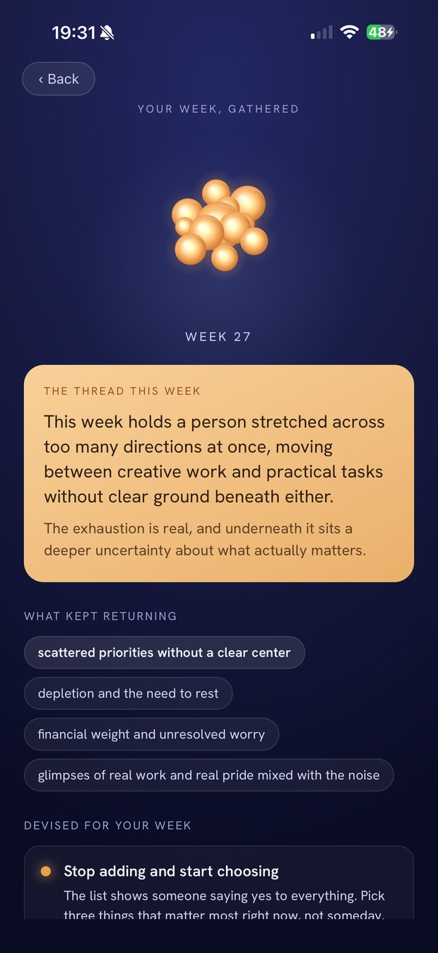 Bidari weekly review